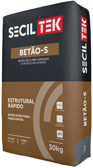 Betão-S Estrutural Rápido - 30Kg