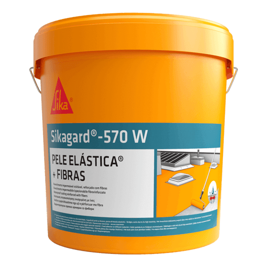 Sikagard®-570 W Pele Elástica + Fibras - 5Kg