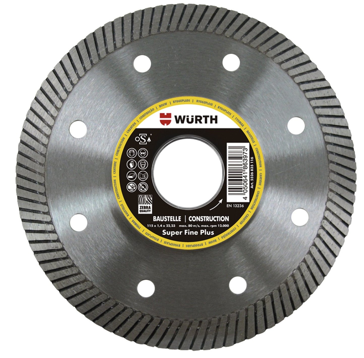 Disco de Diamante Wurth 230x2.6mm